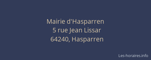 Mairie d'Hasparren
