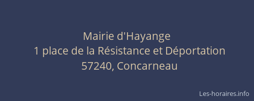 Mairie d'Hayange