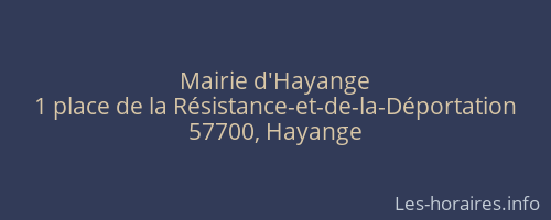 Mairie d'Hayange