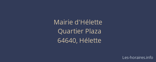 Mairie d'Hélette