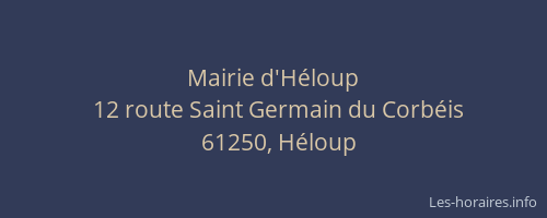 Mairie d'H&eacute;loup