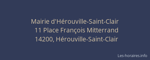 Mairie d'Hérouville-Saint-Clair