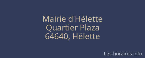 Mairie d'Hélette