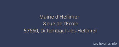 Mairie d'Hellimer