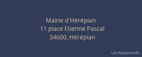 Mairie d'Hérépian