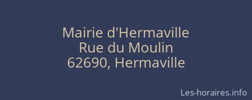 Mairie d'Hermaville