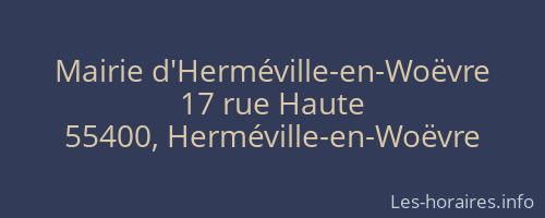 Mairie d'Herméville-en-Woëvre