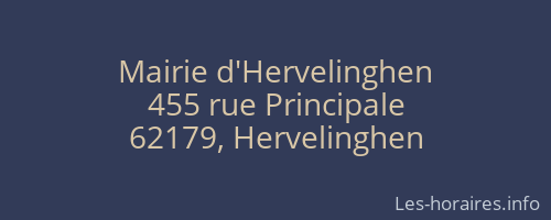 Mairie d'Hervelinghen