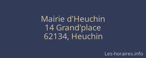 Mairie d'Heuchin