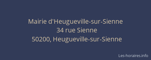 Mairie d'Heugueville-sur-Sienne