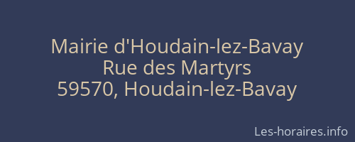 Mairie d'Houdain-lez-Bavay