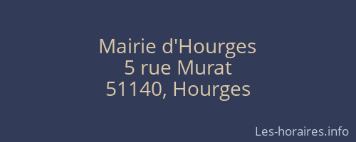 Mairie d'Hourges