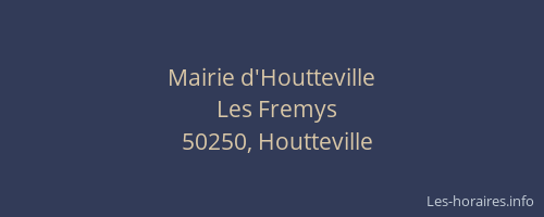Mairie d'Houtteville