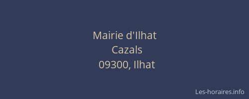 Mairie d'Ilhat