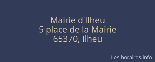 Mairie d'Ilheu