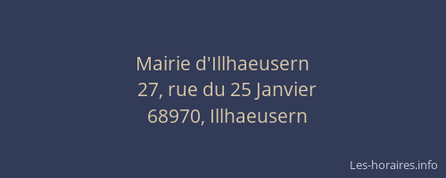Mairie d'Illhaeusern