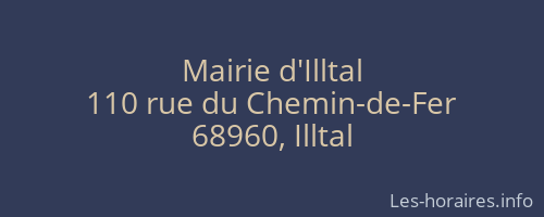 Mairie d'Illtal