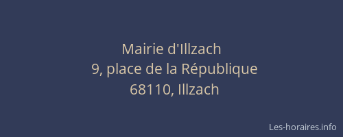 Mairie d'Illzach