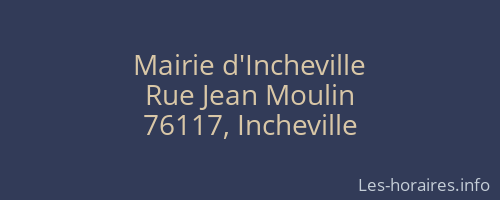 Mairie d'Incheville