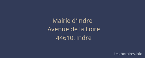 Mairie d'Indre