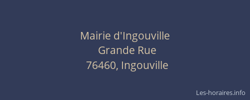 Mairie d'Ingouville