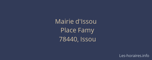Mairie d'Issou