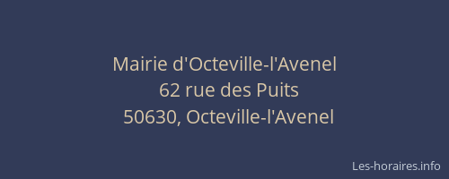 Mairie d'Octeville-l'Avenel