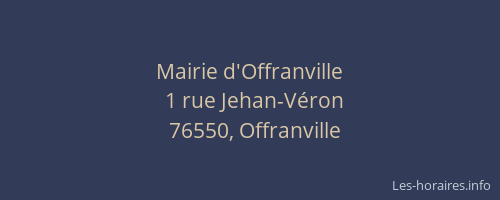 Mairie d'Offranville