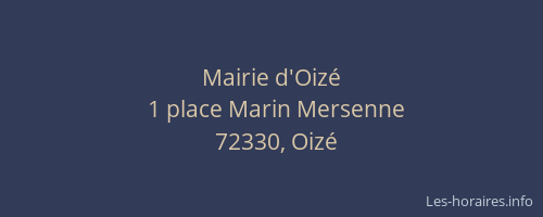 Mairie d'Oiz&eacute;