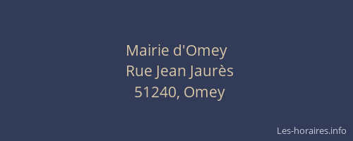 Mairie d'Omey