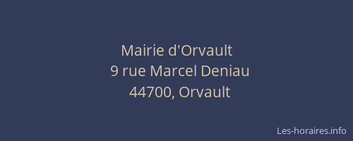 Mairie d'Orvault