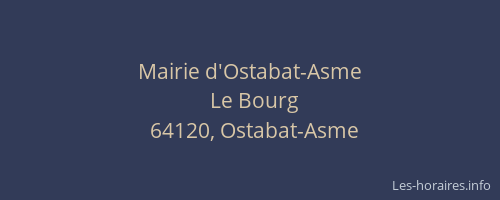 Mairie d'Ostabat-Asme