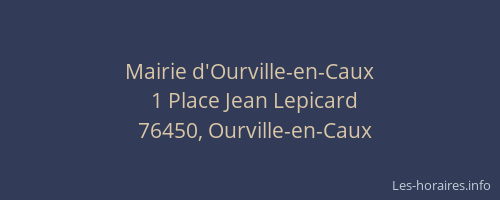 Mairie d'Ourville-en-Caux