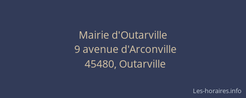 Mairie d'Outarville