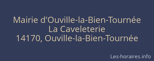 Mairie d'Ouville-la-Bien-Tournée