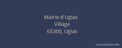 Mairie d'Uglas