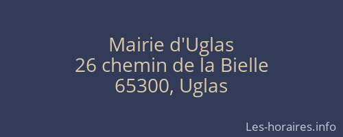 Mairie d'Uglas