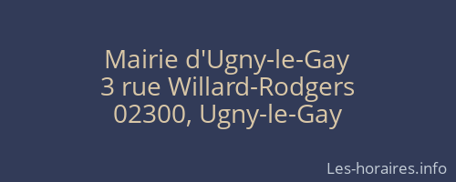 Mairie d'Ugny-le-Gay