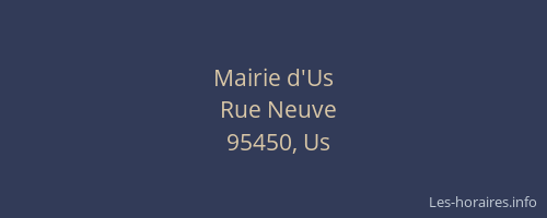 Mairie d'Us