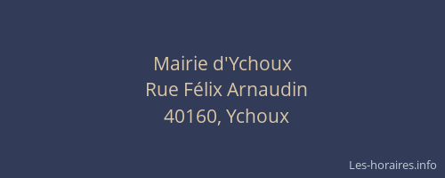 Mairie d'Ychoux