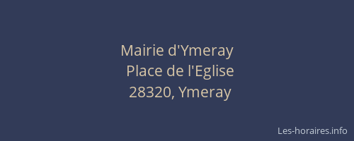 Mairie d'Ymeray