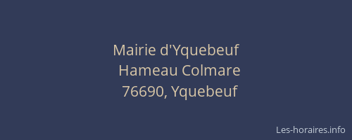 Mairie d'Yquebeuf