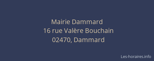 Mairie Dammard