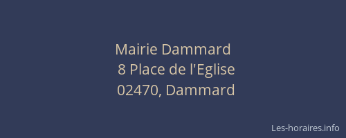 Mairie Dammard
