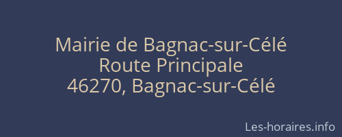 Mairie de Bagnac-sur-Célé