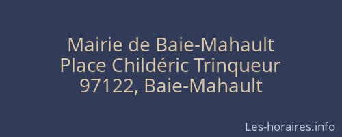 Mairie de Baie-Mahault