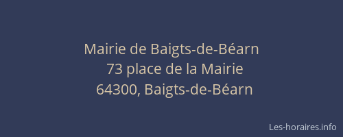 Mairie de Baigts-de-Béarn