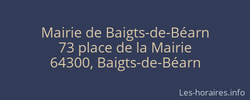 Mairie de Baigts-de-Béarn