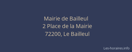 Mairie de Bailleul