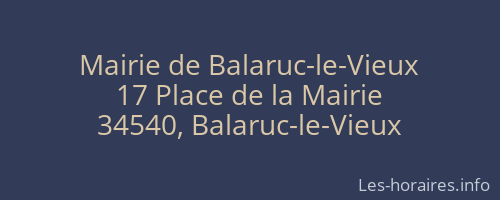 Mairie de Balaruc-le-Vieux